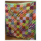 Handmade Reversible Patchwork Quilt