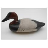 Handmade Canvasback Drake Decoy