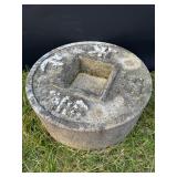 Concrete Japanese Coin Water Basin