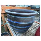 Ceramic Galaxy Blue Finish Planter