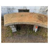 Concrete Garden Bench
