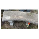 Concrete Garden Bench