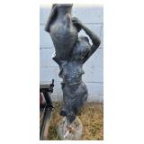 Concrete Lady w/Urn As Is
