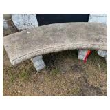 Concrete Garden Bench