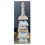 Concrete Japanese Style Garden Pagoda