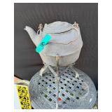 Cast Iron Kettle w/Tripod Stand