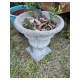 Concrete Garden Urn Planter