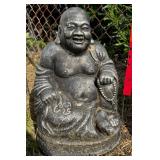Concrete Laughing Buddha