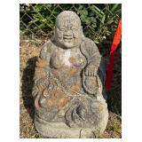 Concrete Laughing Buddha