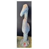 Concrete Heron Statue