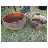 Cast Iron Cauldron & Bucket