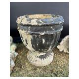 Concrete Black Painted Planter