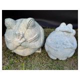 (2) Resin Frog