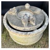Concrete Song Bird Fountain