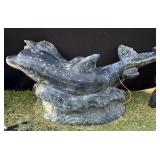 Concrete Dolphin Fountain