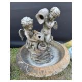 Resin Cherub Fountain