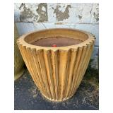 Ceramic Ribbed Planter