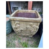 Ceramic Scrollwork Design Planter