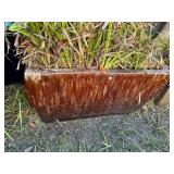 Ceramic Rectangular Planter w/Plant