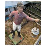 Concrete Lawn Jockey Statue