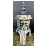 Concrete Pagoda Garden Lantern