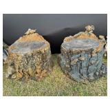 Tree Stump Garden Dï¿½cor Resin