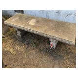 Concrete Garden Bench