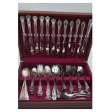 Assorted Flatware Various Patterns in Case