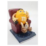 M&M Yellow Character Recliner Candy Dispenser