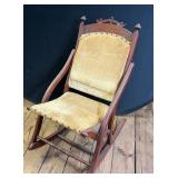 Eastlake Style Folding Rocking Chair