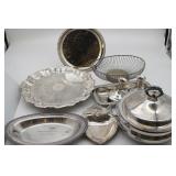 Large Collection of Silver Plate