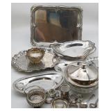Large Collection of Silver Plate
