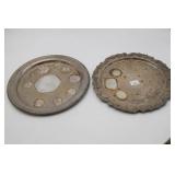 (2) Silver Plated Serving Trays