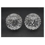 Pair of Waterford Crystal Candle Holders