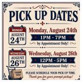 Pick Up Dates: