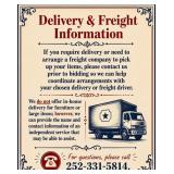 Delivery & Freight Information