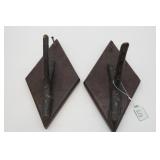Rustic Wall Mounted Coat Hooks