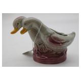 Royal Copley Ceramic Double Duck Planter