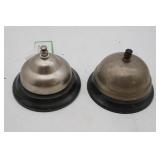 (2) Metal Desk Service Counter Call Bell