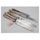 (4) Primrose by Kirk Stieff Knives w/Sterling