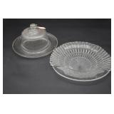 Glass Cheese Dome & Anchor Hocking Glass Shell