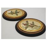 MCM Pheasant Wall Plaques (2)