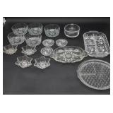 Large Collection of Clear Glass