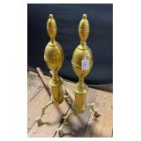 Pair of Antique Federal Style Fireplace Andirons