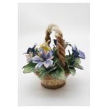 Capodimonte Flower Basket