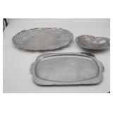 Assorted Pewter Serving Pieces