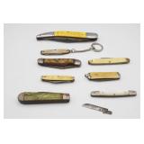Collection of 8 Pocket Knives
