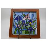 Lillies Acrylic Stained Glass Framed (AS IS)