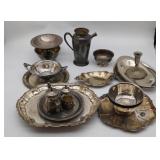 Large Collection of Assorted Silverplate