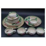 Hand Painted Floral Dinnerware Collection